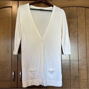 Lacoste Cashmere and Cotton Cardigan